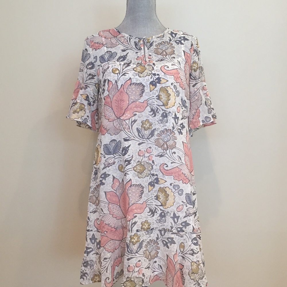 Ann TAYLOR Loft floral dress